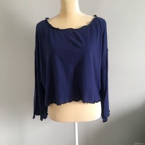 We the Free Women’s Cropped Long bell sleeves top